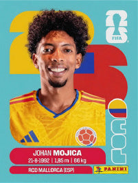 Johan Mojica Colombia (COL7) - Sticker World Cup 2026