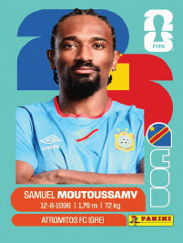 Samuel Moutoussamy República Democrática Del Congo (COD11) - Sticker World Cup 2026