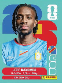 Joris Kayembe República Democrática Del Congo (COD7) - Sticker World Cup 2026