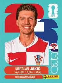 Kristijan Jakić Croacia (CRO8) - Sticker World Cup 2026
