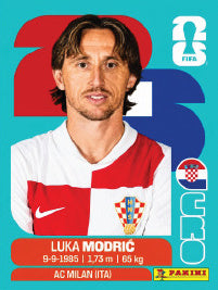 Luka Modrić Croacia (CRO9) - Sticker World Cup 2026