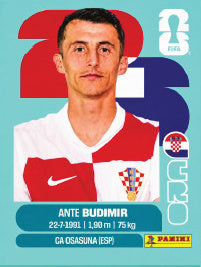 Ante Budimir Croacia (CRO18) - Sticker World Cup 2026