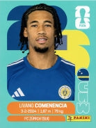 Livano Comenencia Curazao (CUW9) - Sticker World Cup 2026