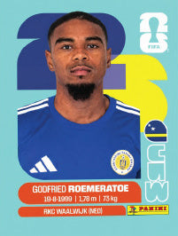 Godfried Roemeratoe Curazao (CUW10) - Sticker World Cup 2026