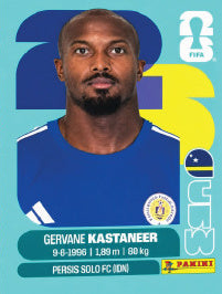 Gervane Kastaneer Curazao (CUW19) - Sticker World Cup 2026