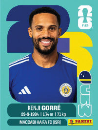 Kenji Gorré Curazao (CUW15) - Sticker World Cup 2026