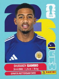 Shurandy Sambo Curazao (CUW8) - Sticker World Cup 2026