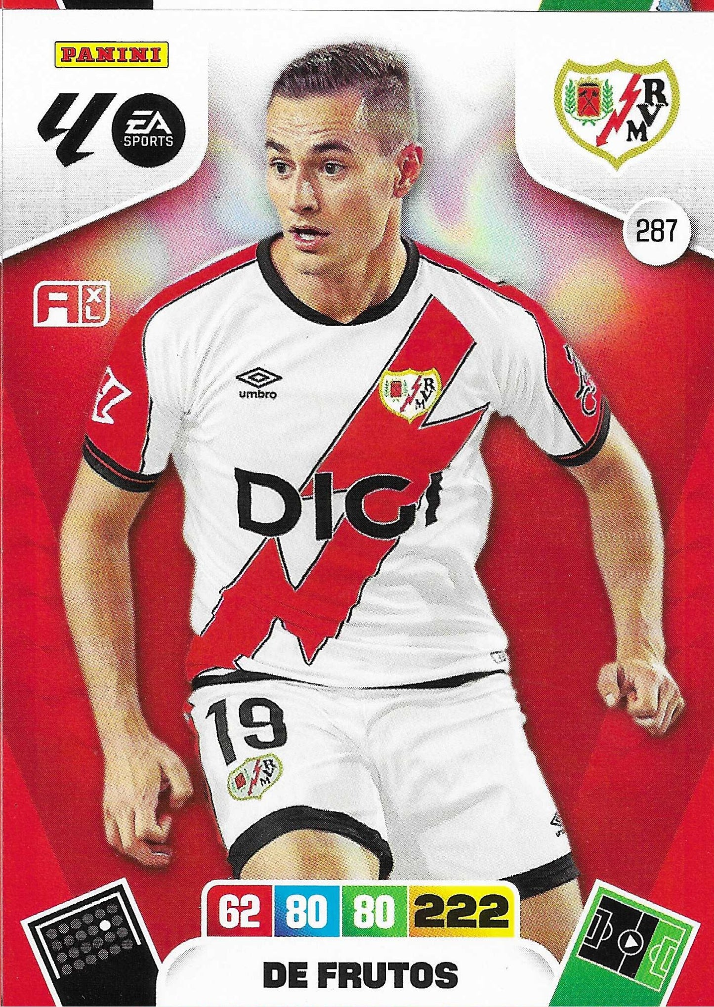 De Frutos Básica (287)  - Adrenalyn XL LaLiga 2025/2026