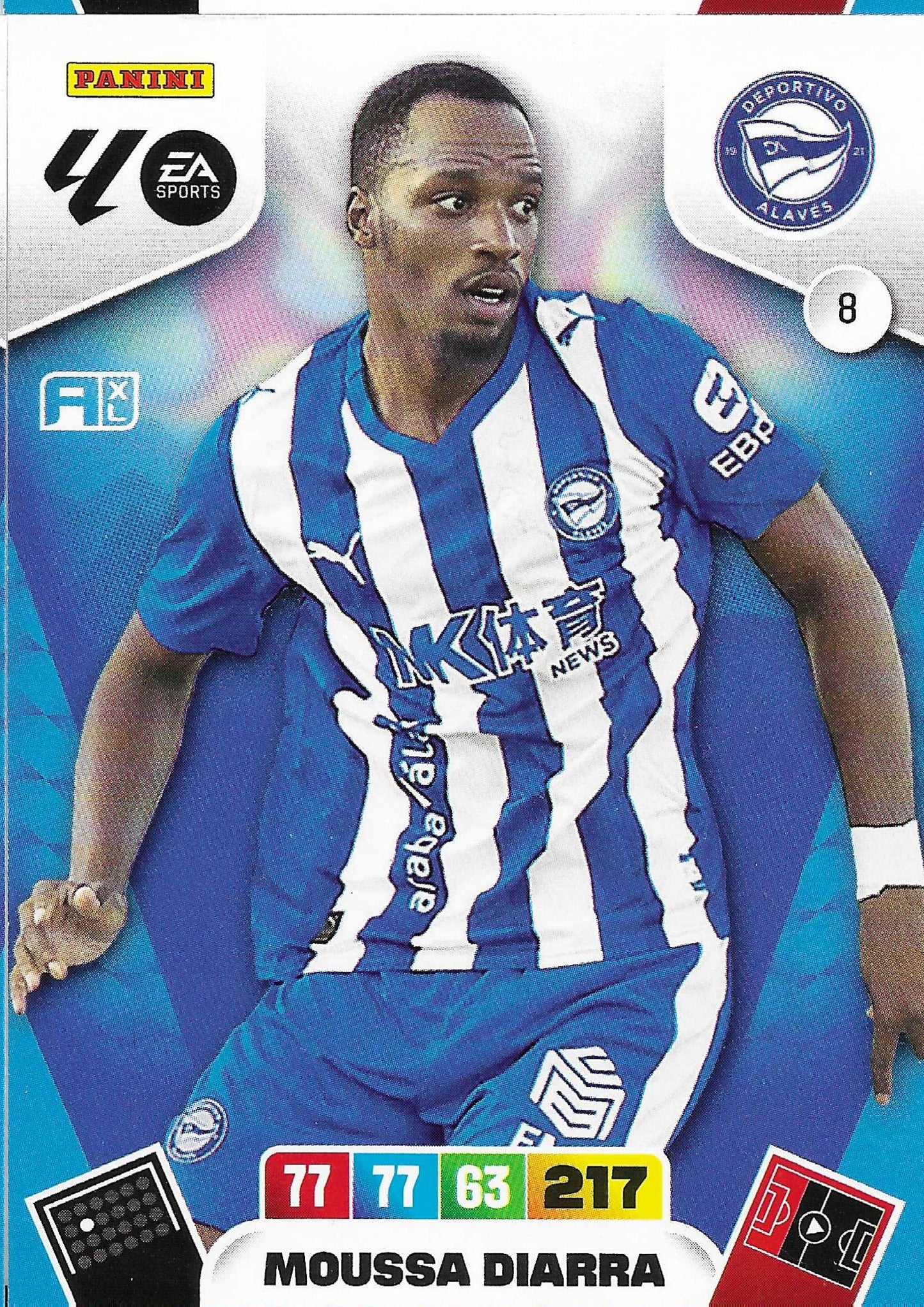Moussa Diarra Básica (8)  - Adrenalyn XL LaLiga 2025/2026