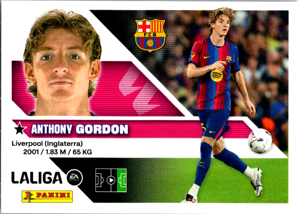 Gordon Últimos Fichajes (24) - Liga ESTE 2026/2027
