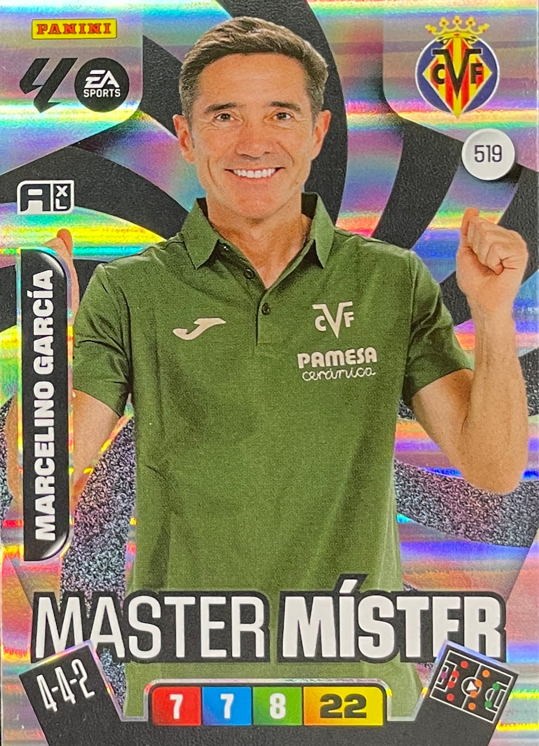 Marcelino García Master Mister (519)  - Adrenalyn XL LaLiga 2025/2026
