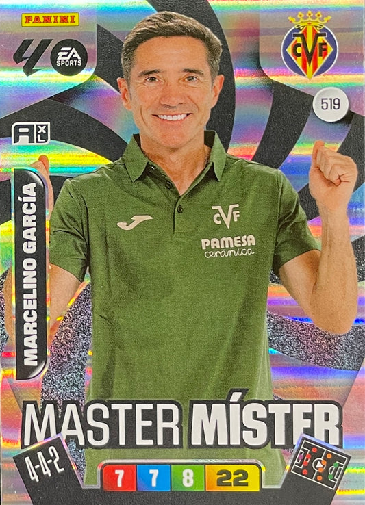 Marcelino García Master Mister (519)  - Adrenalyn XL LaLiga 2025/2026