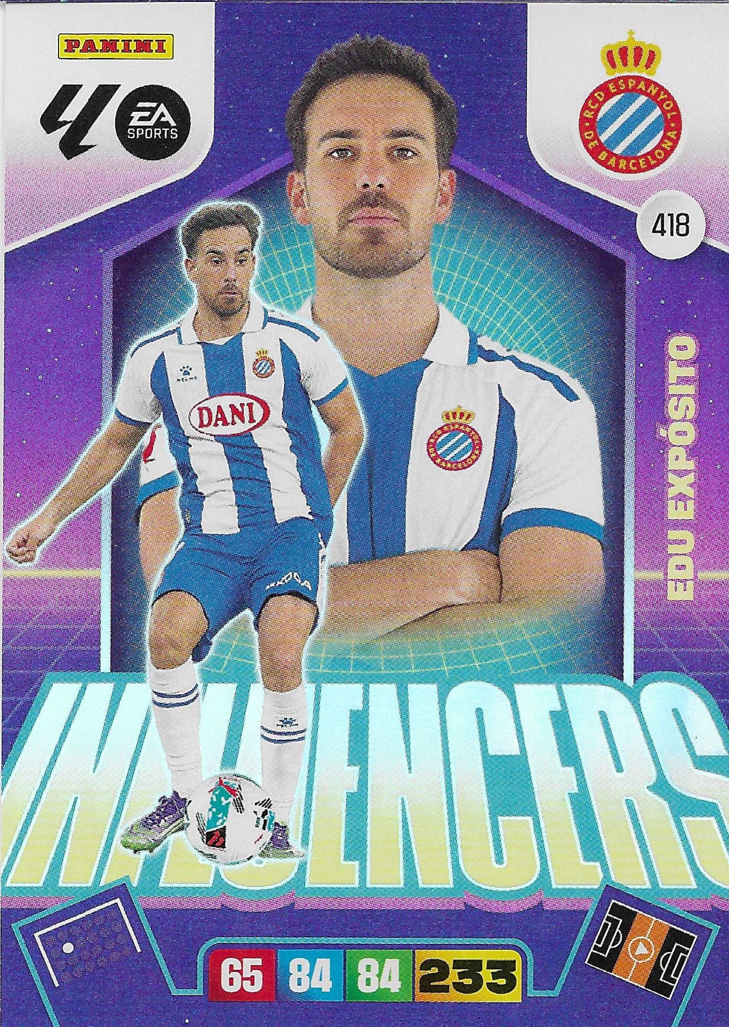 Edu Expósito Influencer (418)  - Adrenalyn XL LaLiga 2025/2026