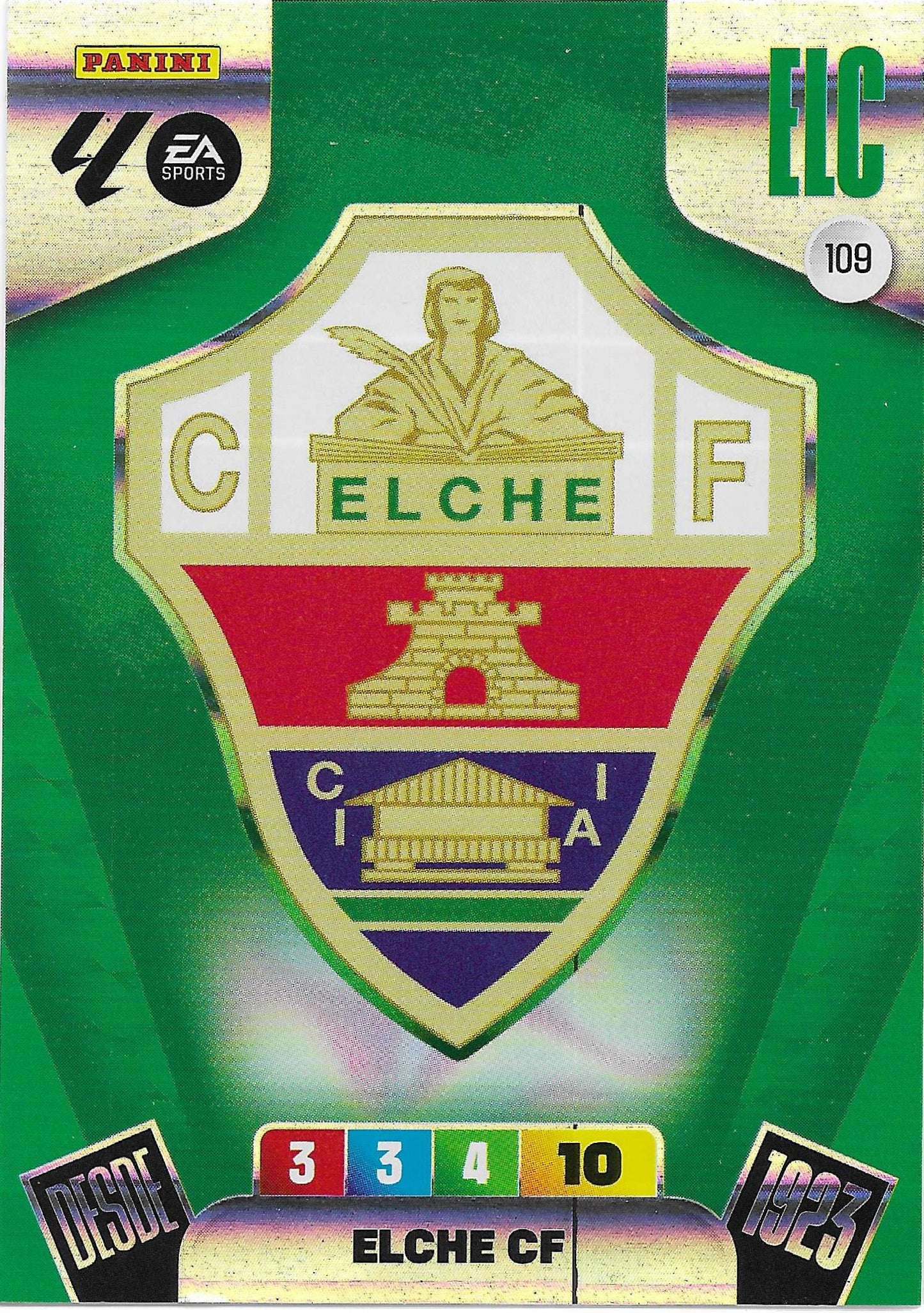 Escudo Elche (109)  - Adrenalyn XL LaLiga 2025/2026