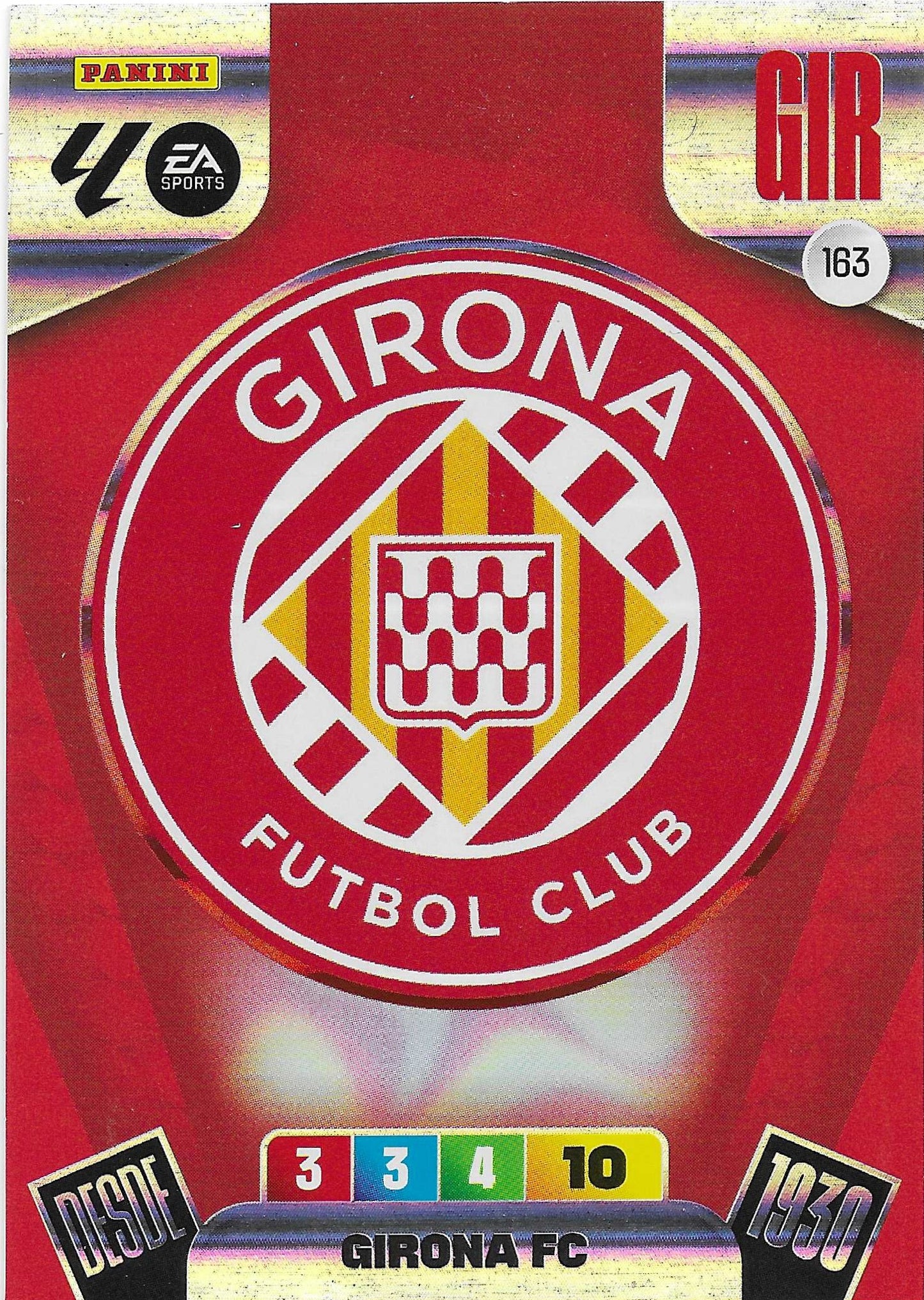 Escudo Girona (163)  - Adrenalyn XL LaLiga 2025/2026