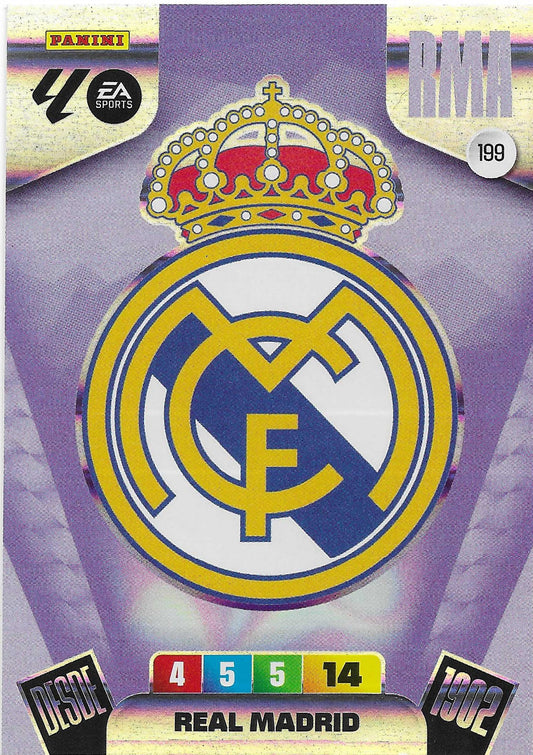 Escudo Real Madrid (199)  - Adrenalyn XL LaLiga 2025/2026