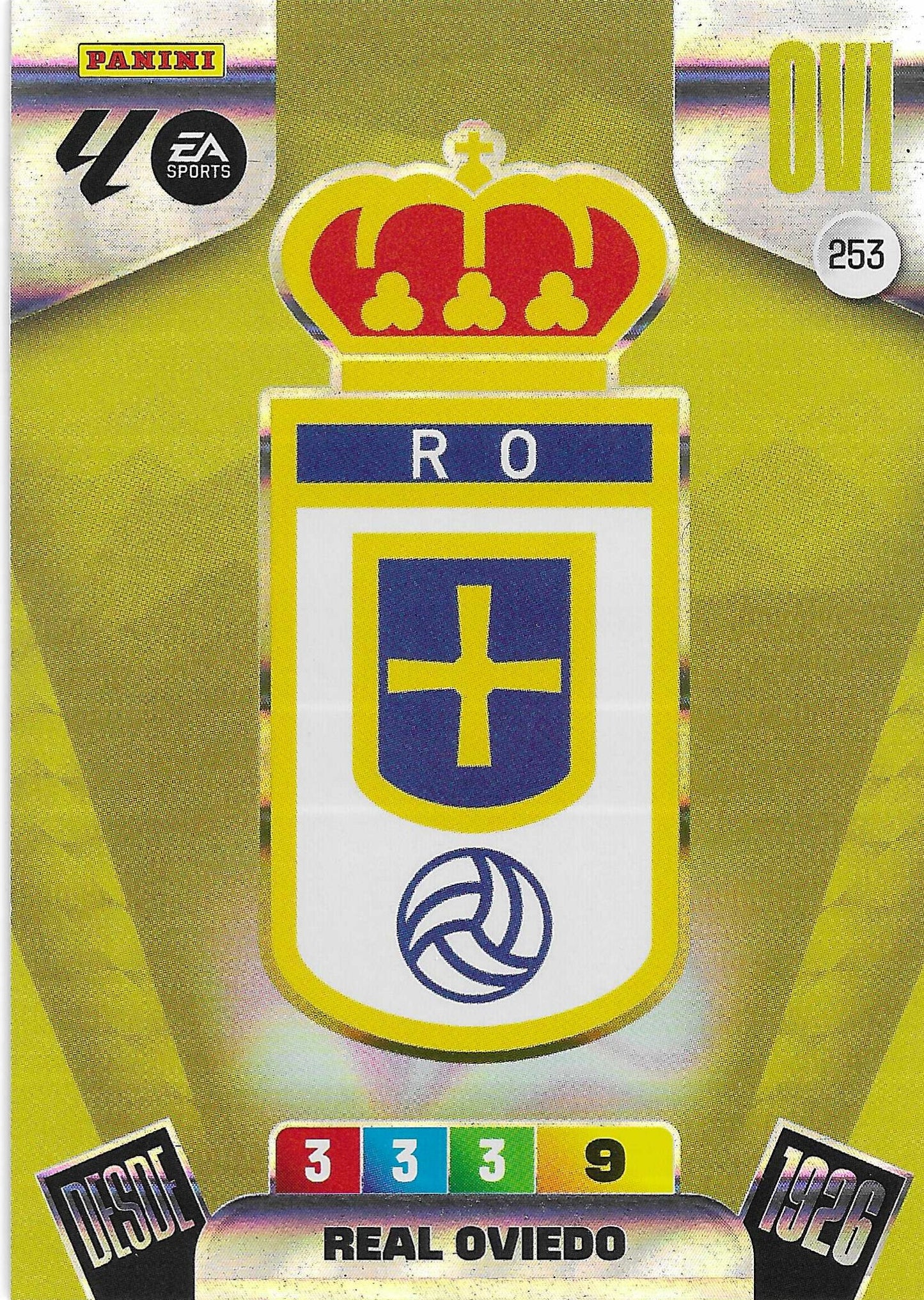 Escudo Oviedo (253)  - Adrenalyn XL LaLiga 2025/2026