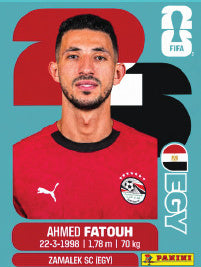 Ahmed Fatouh Egipto (EGY9) - Sticker World Cup 2026