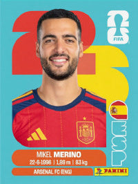 Mikel Merino España (ESP14) - Sticker World Cup 2026