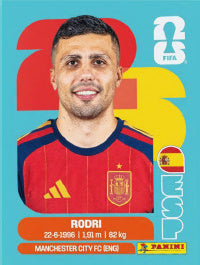 Rodri España (ESP10) - Sticker World Cup 2026