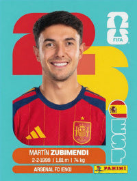 Martín Zubimendi España (ESP9) - Sticker World Cup 2026