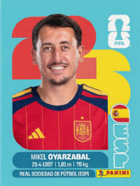 Mikel Oyarzabal España (ESP20) - Sticker World Cup 2026