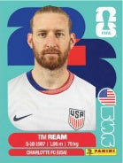 Tim Ream Estados Unidos (USA4) - Sticker World Cup 2026