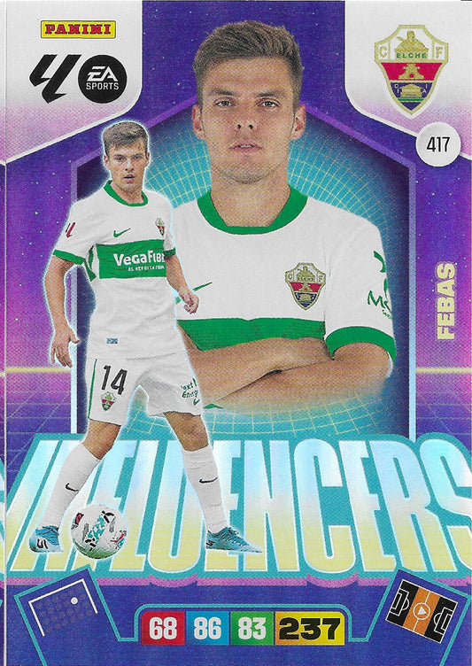 Febas Influencer (417)  - Adrenalyn XL LaLiga 2025/2026