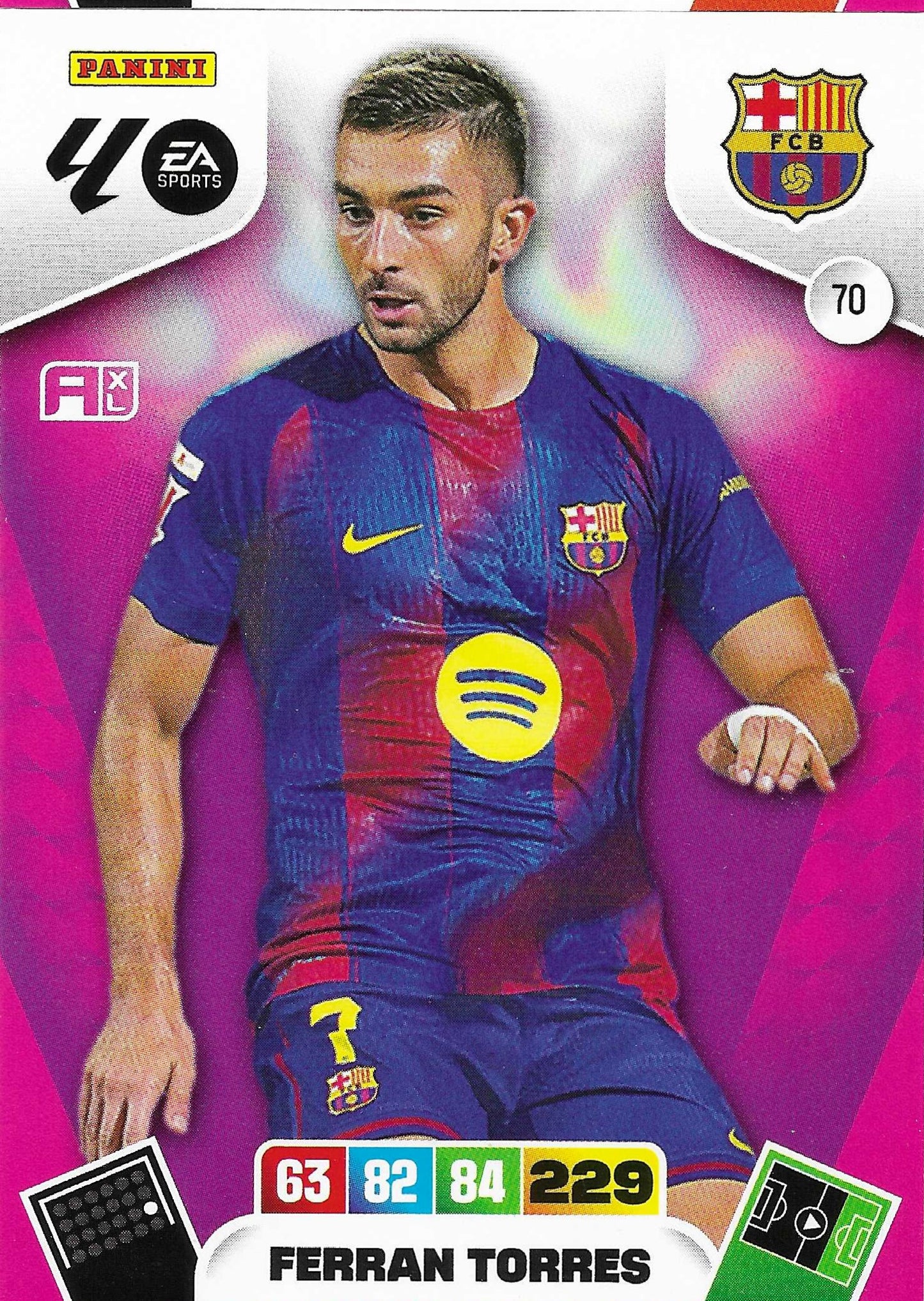 Ferran Torres Básica (70)  - Adrenalyn XL LaLiga 2025/2026