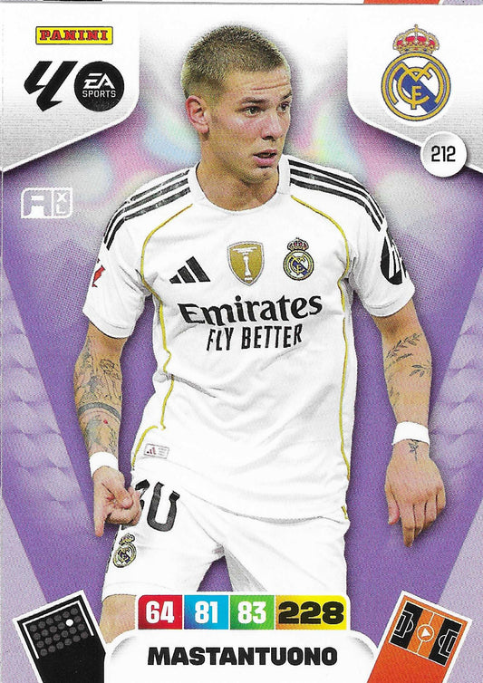 Mastantuono Básica (212)  - Adrenalyn XL LaLiga 2025/2026