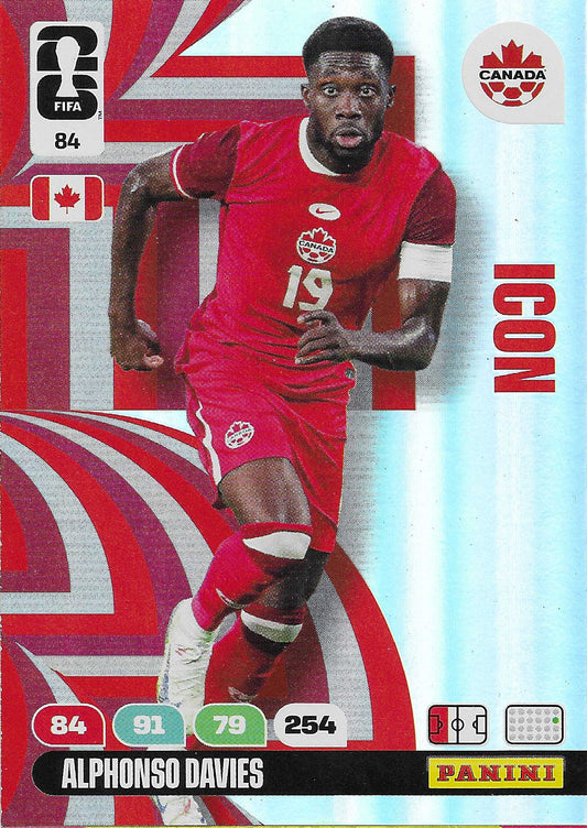 Alphonso Davies Icon (84)  - Adrenalyn XL World Cup 2026