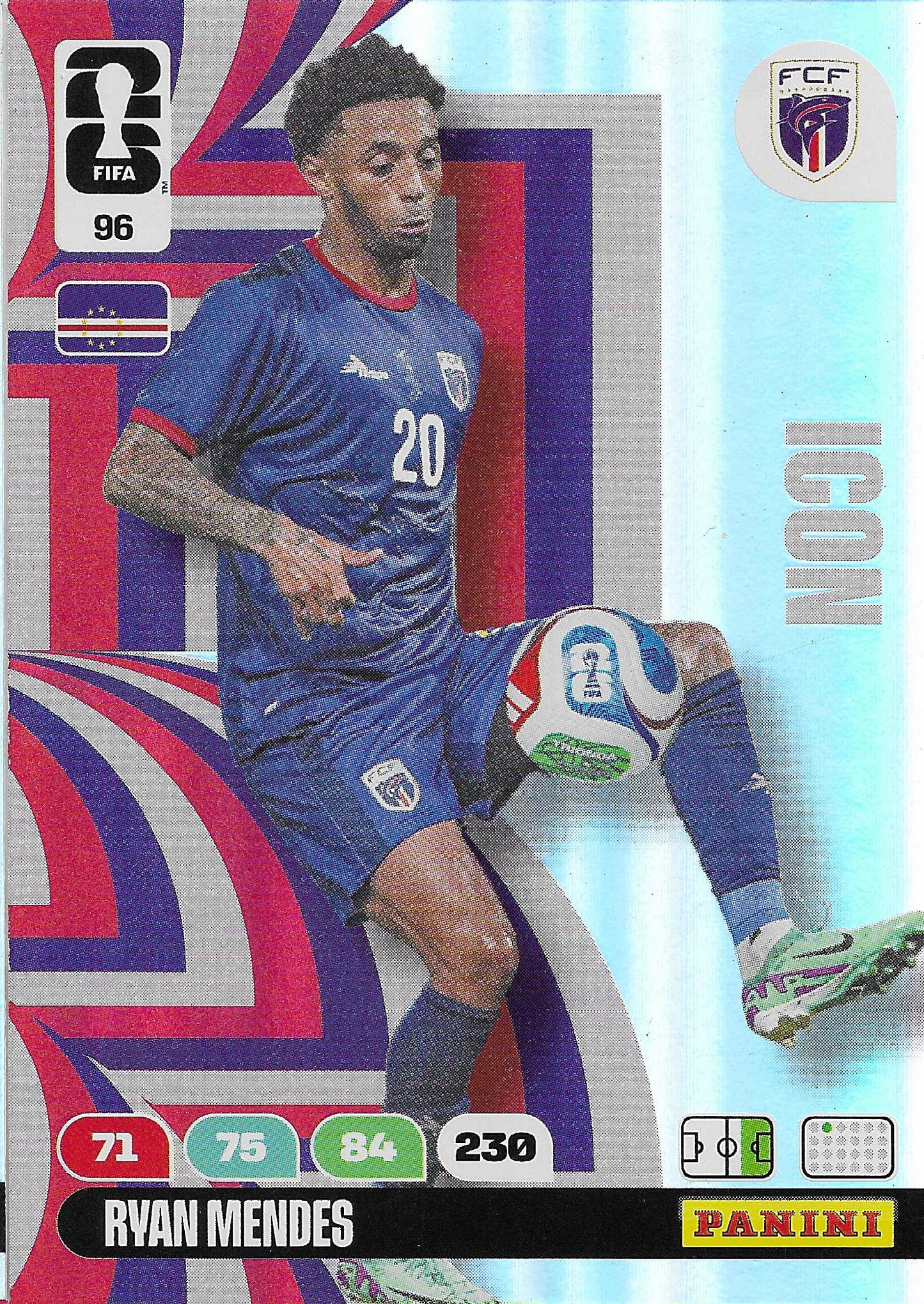 Ryan Mendes Icon (96)  - Adrenalyn XL World Cup 2026