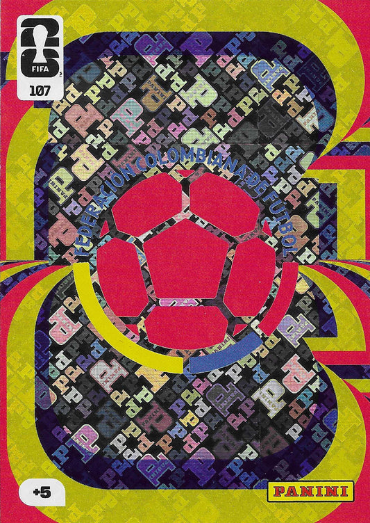 Escudo Colombia (107)  - Adrenalyn XL World Cup 2026