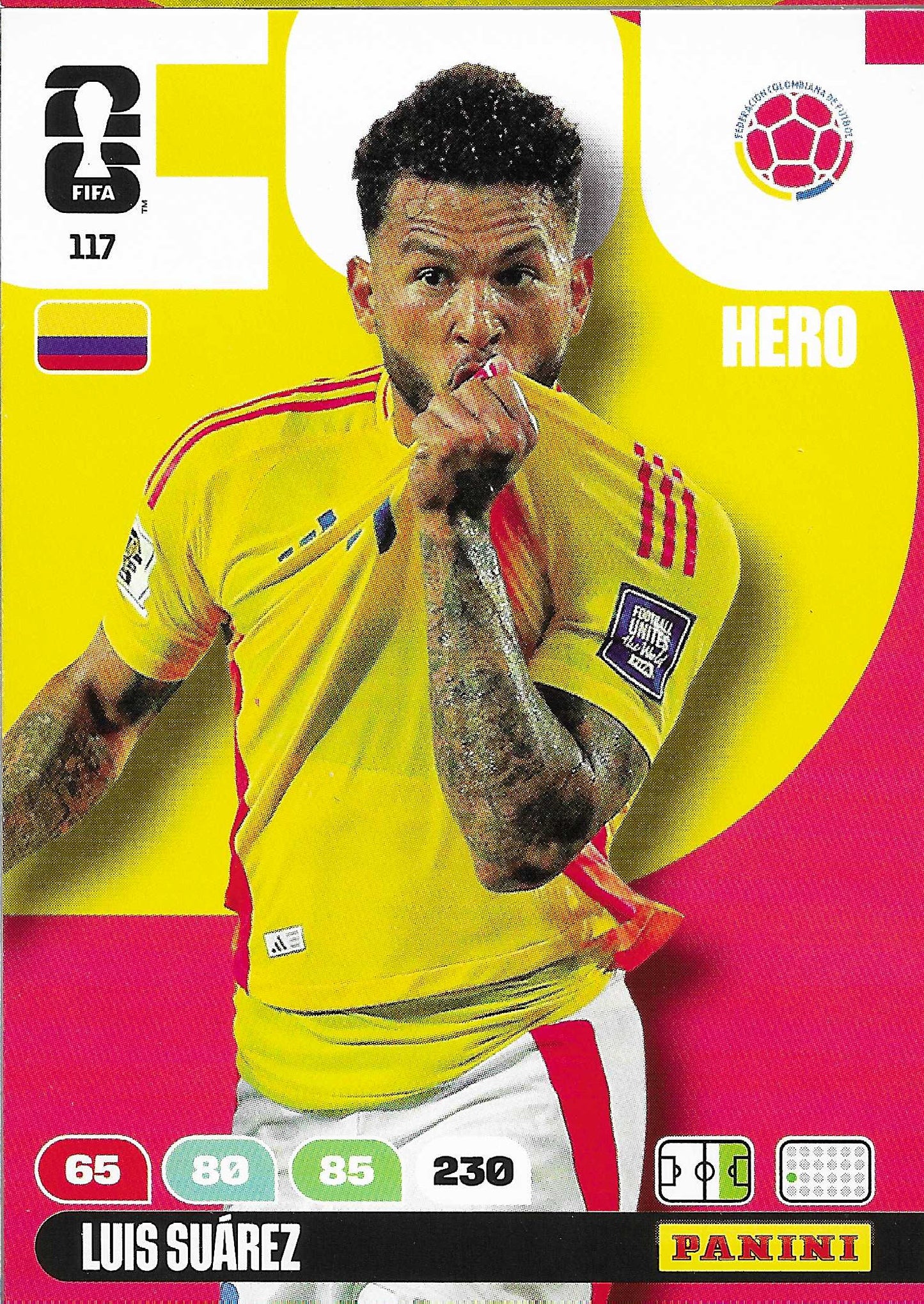 Luís Suárez Básica (117)  - Adrenalyn XL World Cup 2026