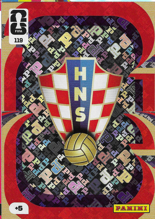 Escudo Croacia (119)  - Adrenalyn XL World Cup 2026