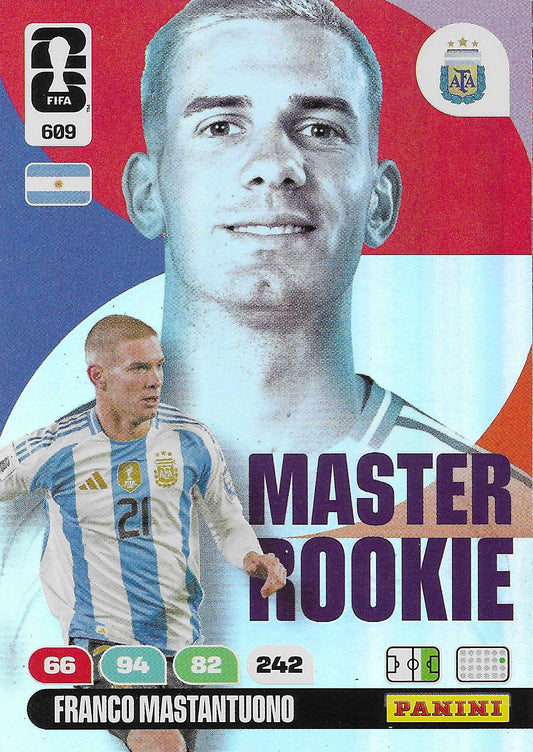 Mastantuono Master Rookie (609)  - Adrenalyn XL World Cup 2026