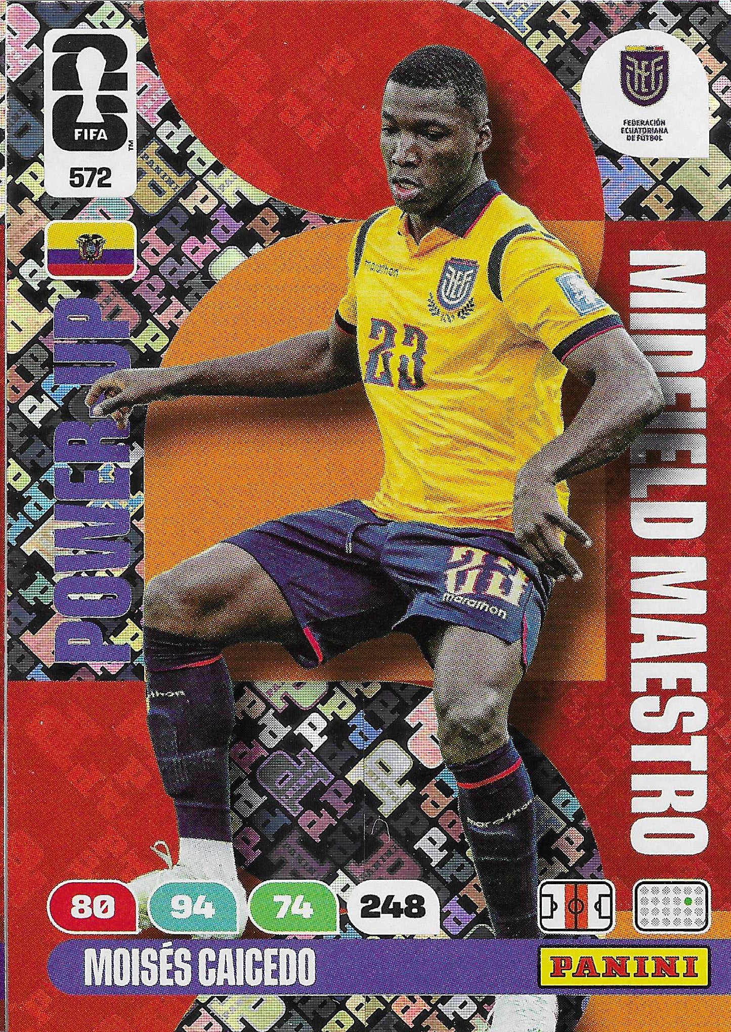 Caicedo Midfielders Maestros (572)  - Adrenalyn XL World Cup 2026