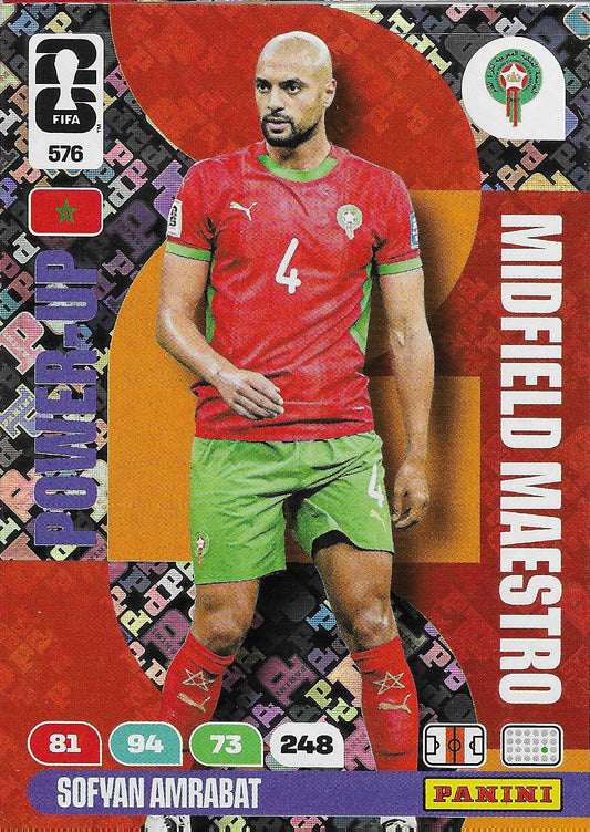 Amrabat Midfielders Maestros (576)  - Adrenalyn XL World Cup 2026