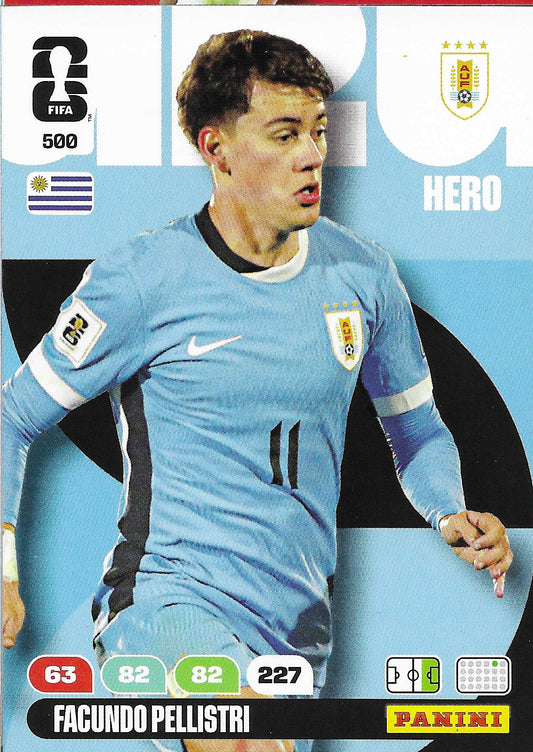 Facundo Pellistri Básica (500)  - Adrenalyn XL World Cup 2026