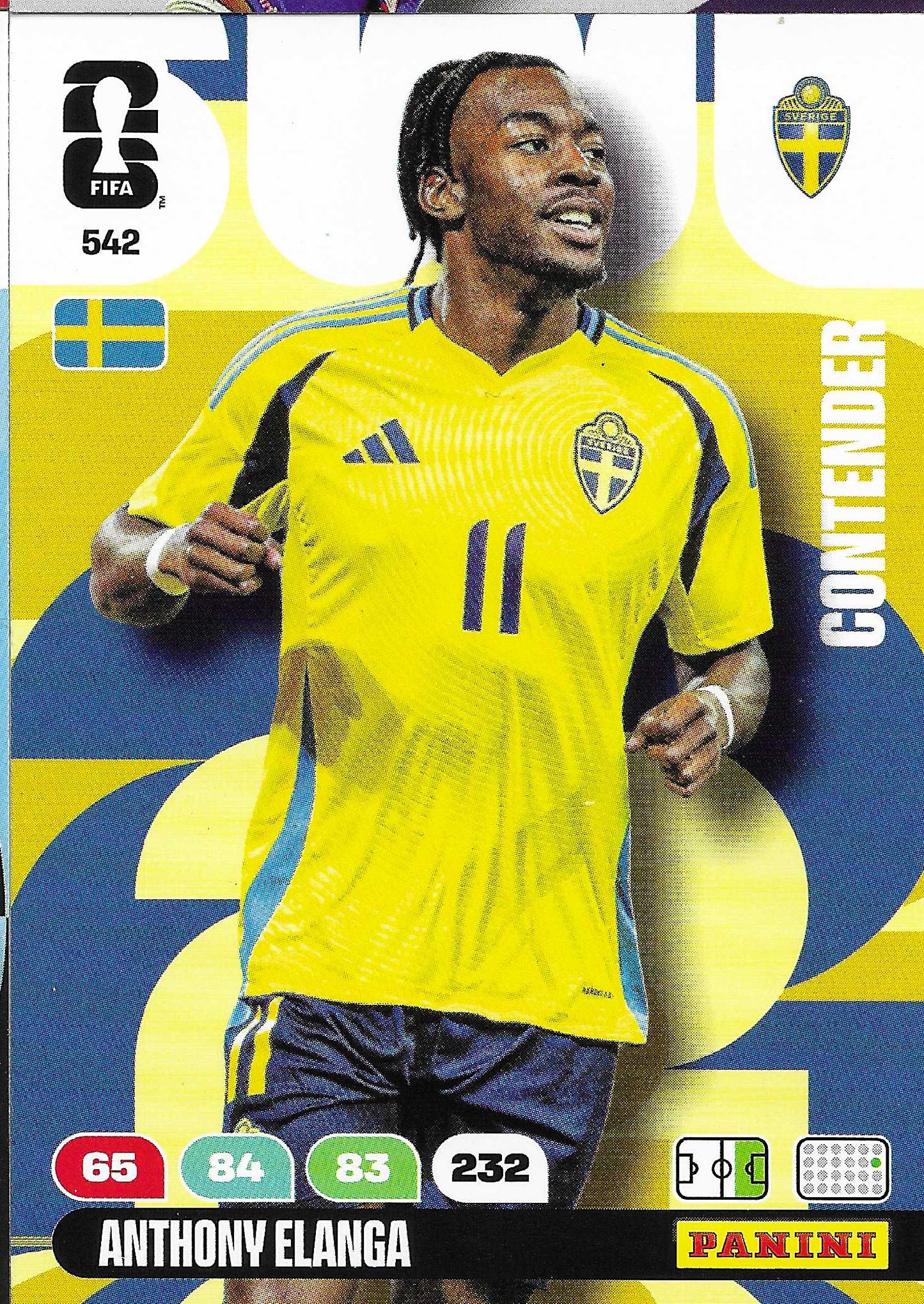 Elanga Contenders (542)  - Adrenalyn XL World Cup 2026