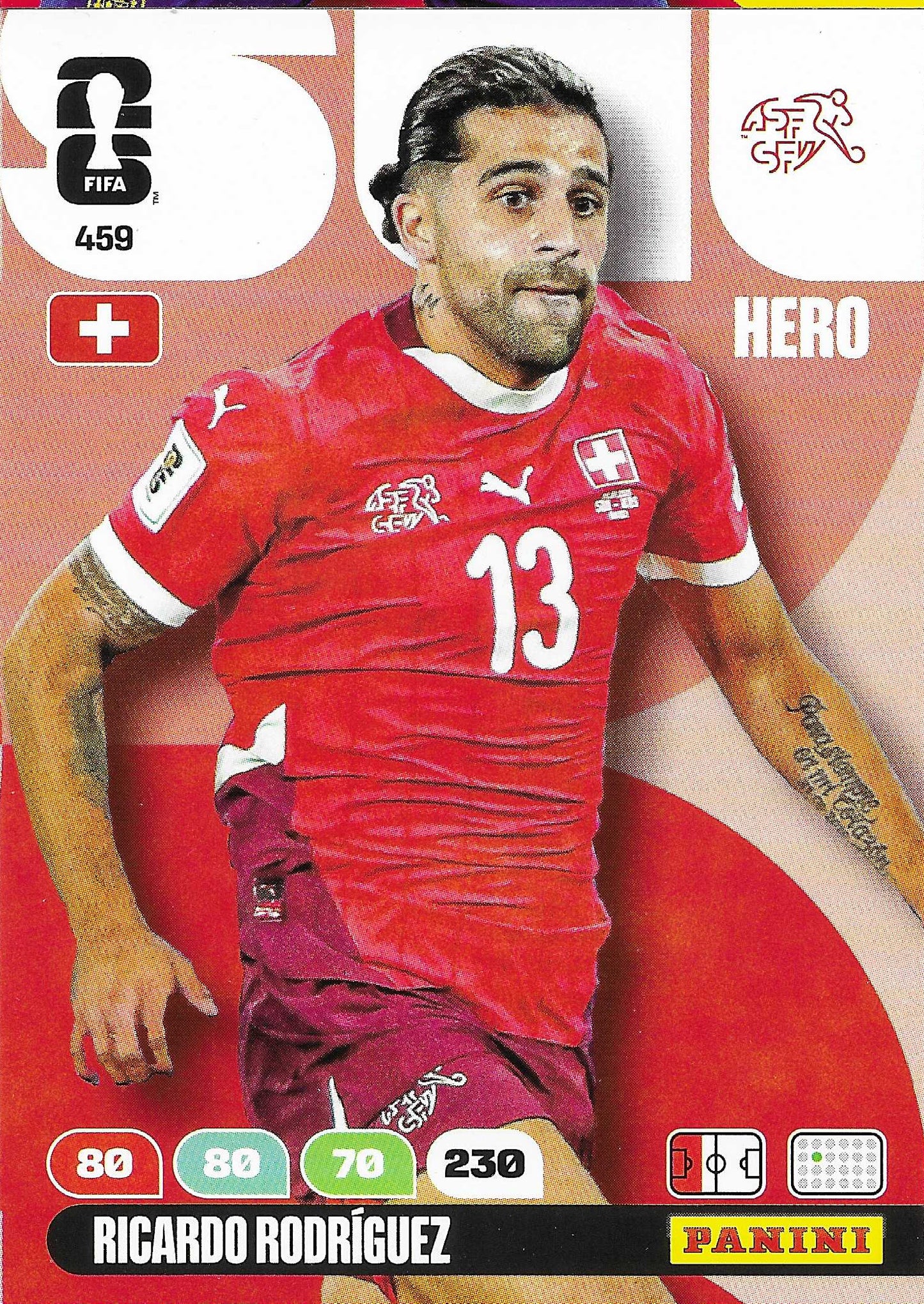 Ricardo Rodríguez Básica (459)  - Adrenalyn XL World Cup 2026