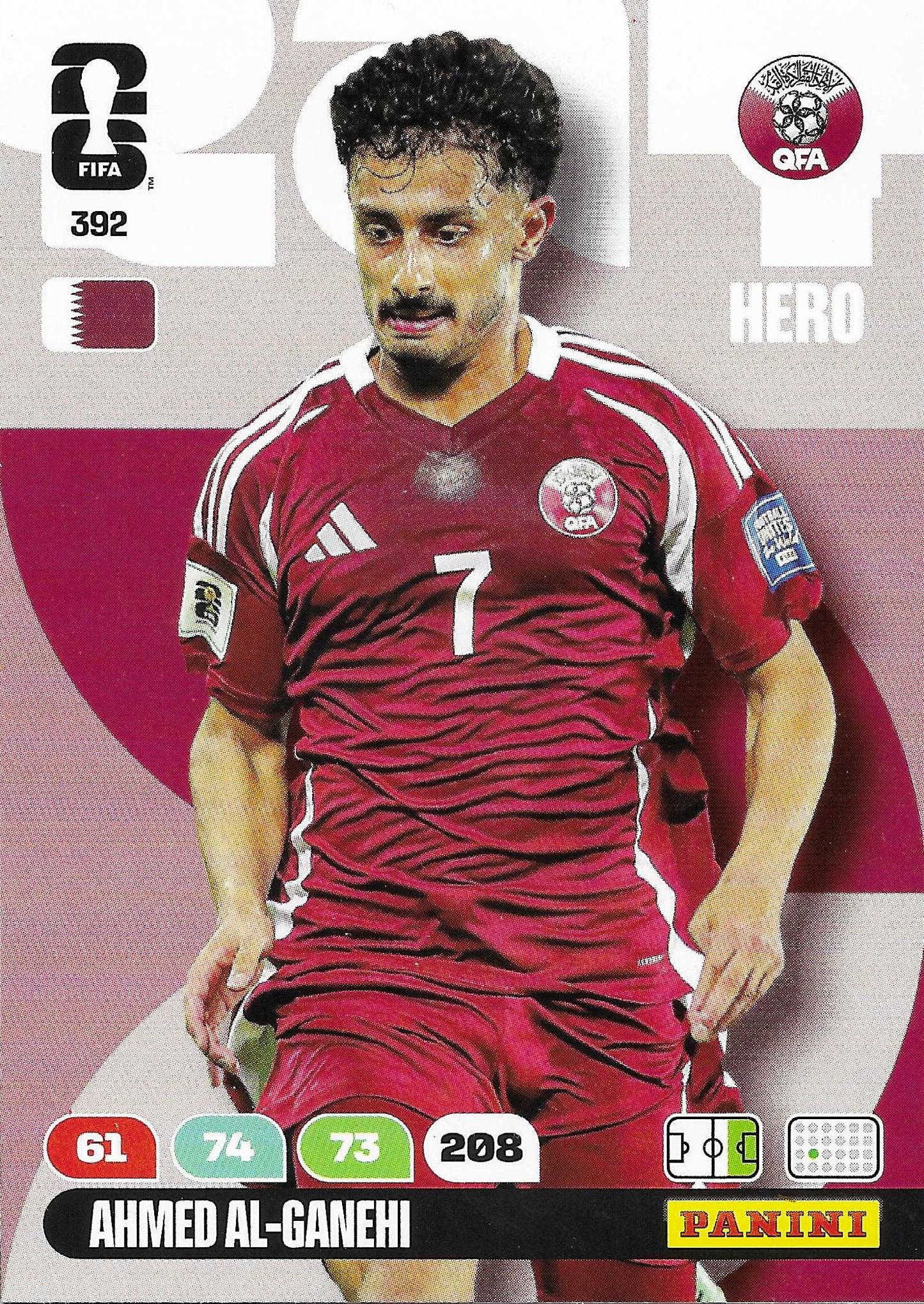 Ahmed Al-Ganehi Básica (392)  - Adrenalyn XL World Cup 2026