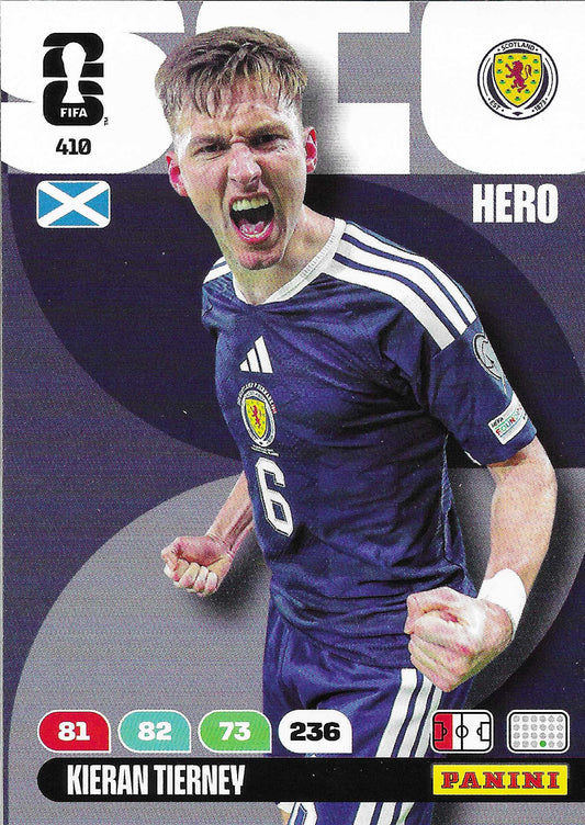 Kieran Tierney Básica (410)  - Adrenalyn XL World Cup 2026