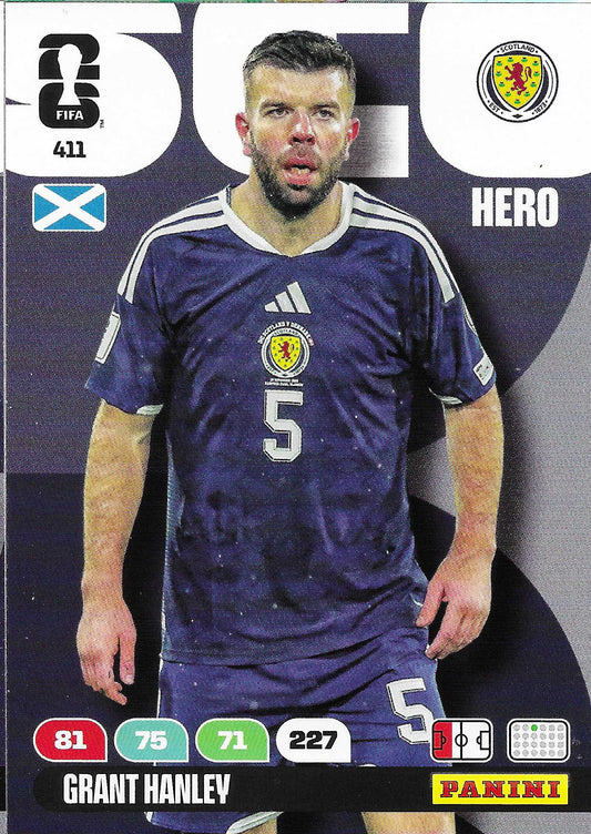 Grant Hanley Básica (411)  - Adrenalyn XL World Cup 2026
