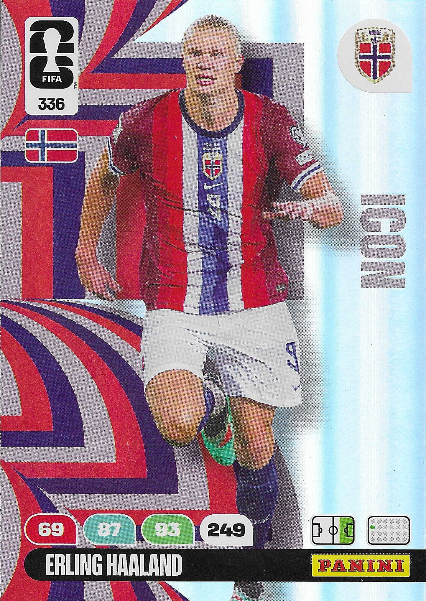 Erling Haaland Icon (336)  - Adrenalyn XL World Cup 2026
