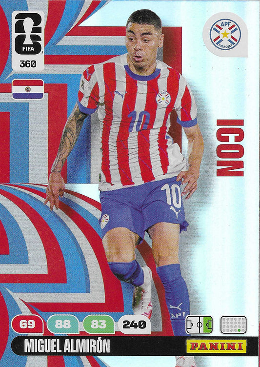 Miguel Almirón Icon (360)  - Adrenalyn XL World Cup 2026
