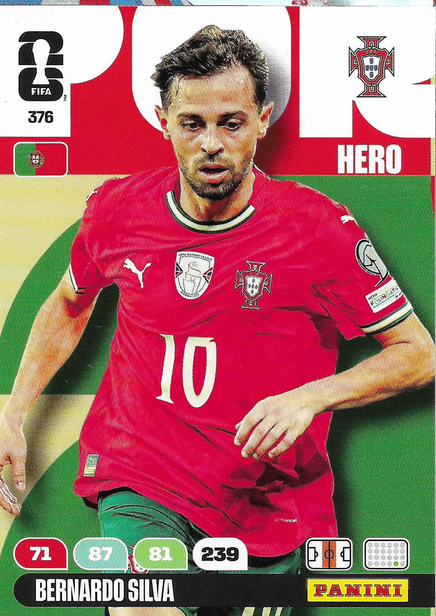 Bernardo Silva Básica (376)  - Adrenalyn XL World Cup 2026