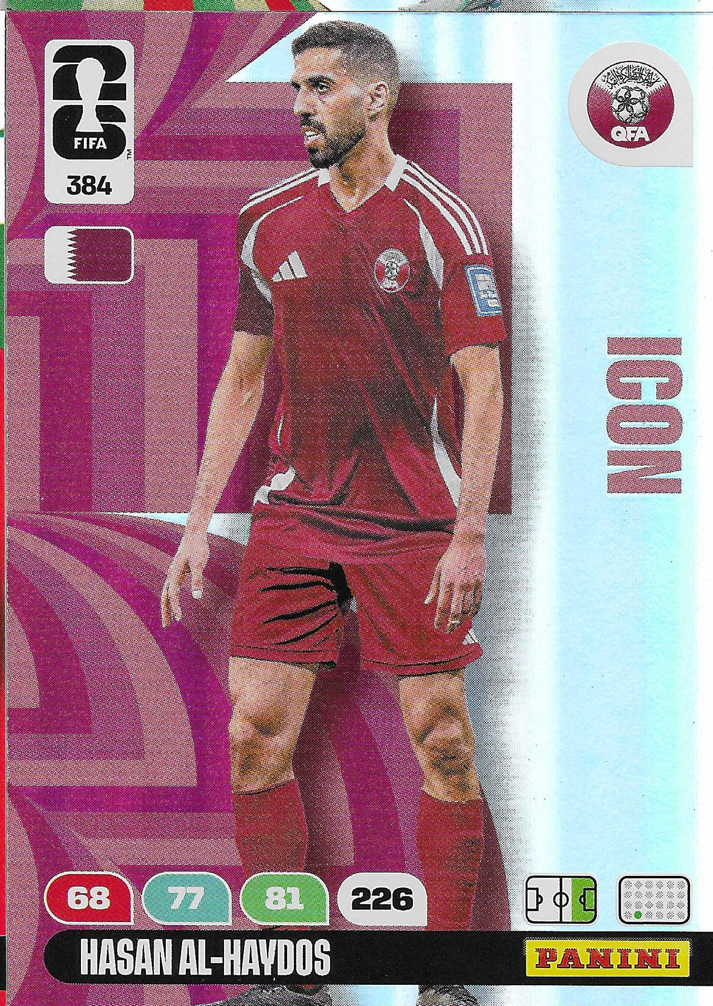Hasan Al-Haydos Icon (384)  - Adrenalyn XL World Cup 2026