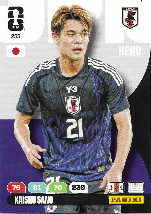 Kaishu Sano Básica (255)  - Adrenalyn XL World Cup 2026