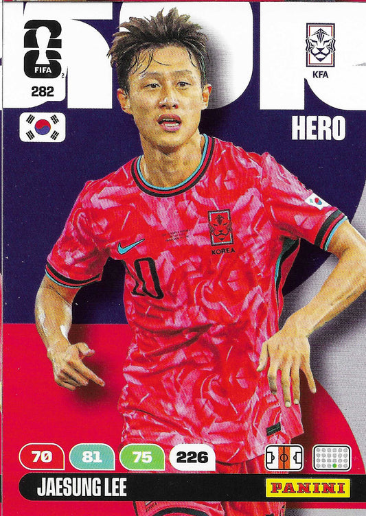 Jaesung Lee Básica (282)  - Adrenalyn XL World Cup 2026